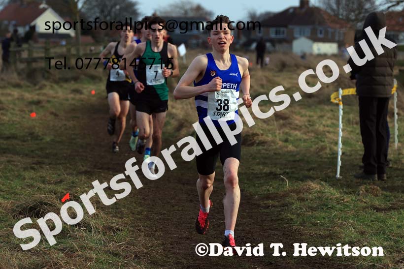 Junior Mens 2024 Northern Cross Country Champs., Sedgefield. Photo: David T. Hewitson/Sports for All Pics